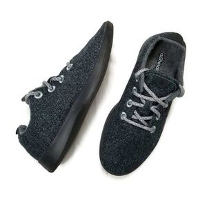 Allbirds Tuke Shade Black Gray Wool Runners 9